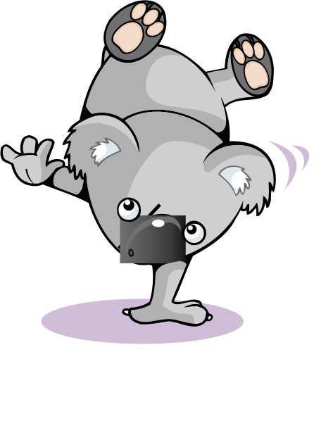 Koala Cartoon Clipart