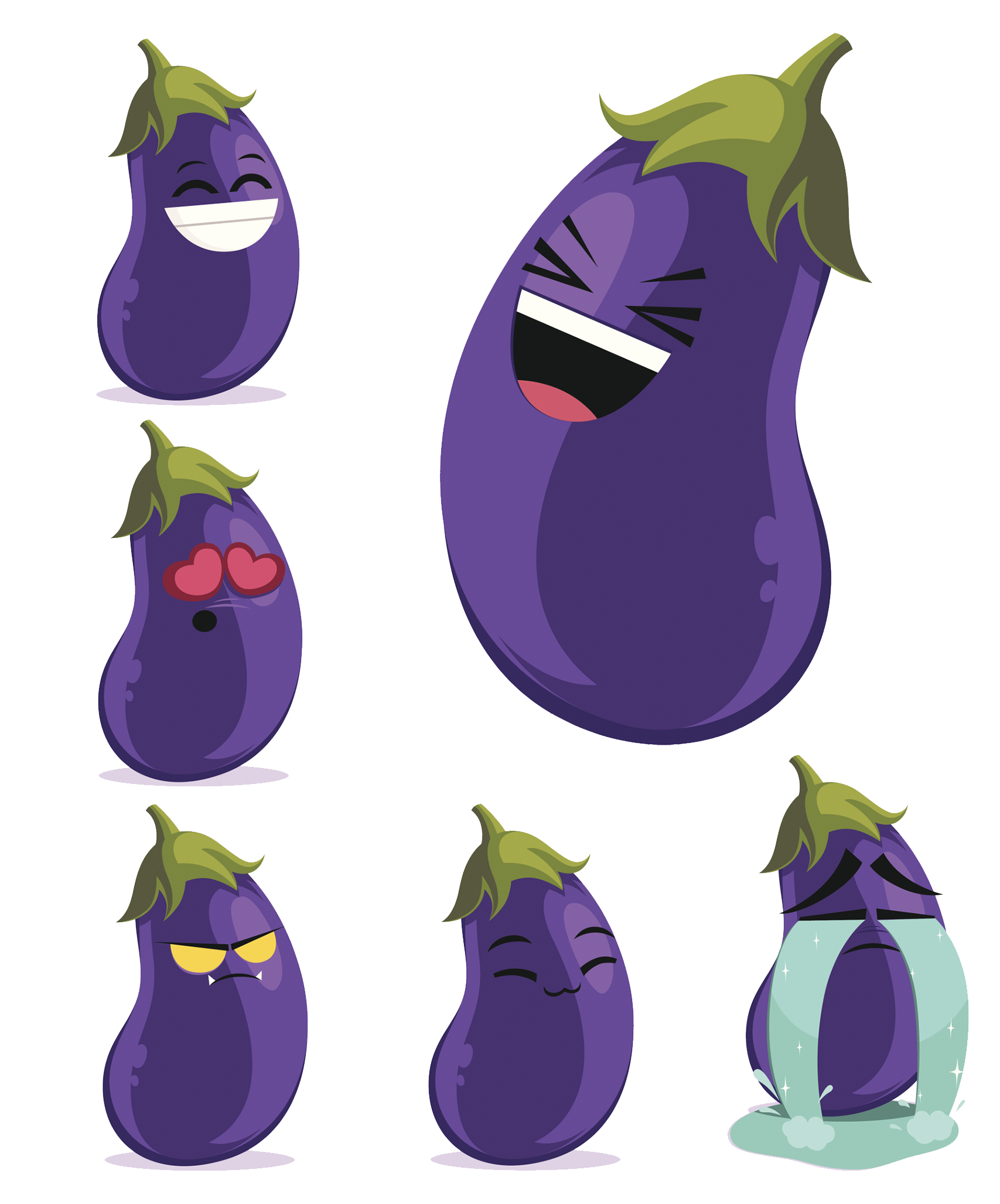 Vegetable Cartoon Clipart