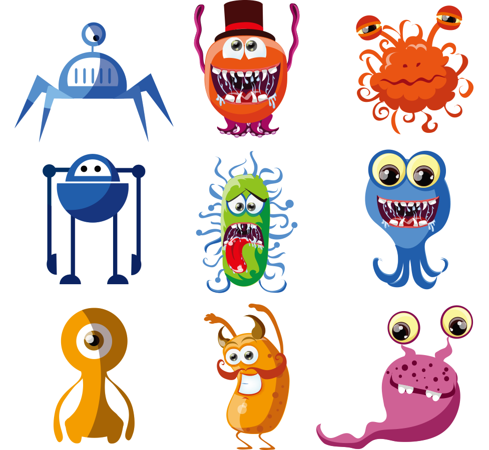 Monster Cartoon Clipart