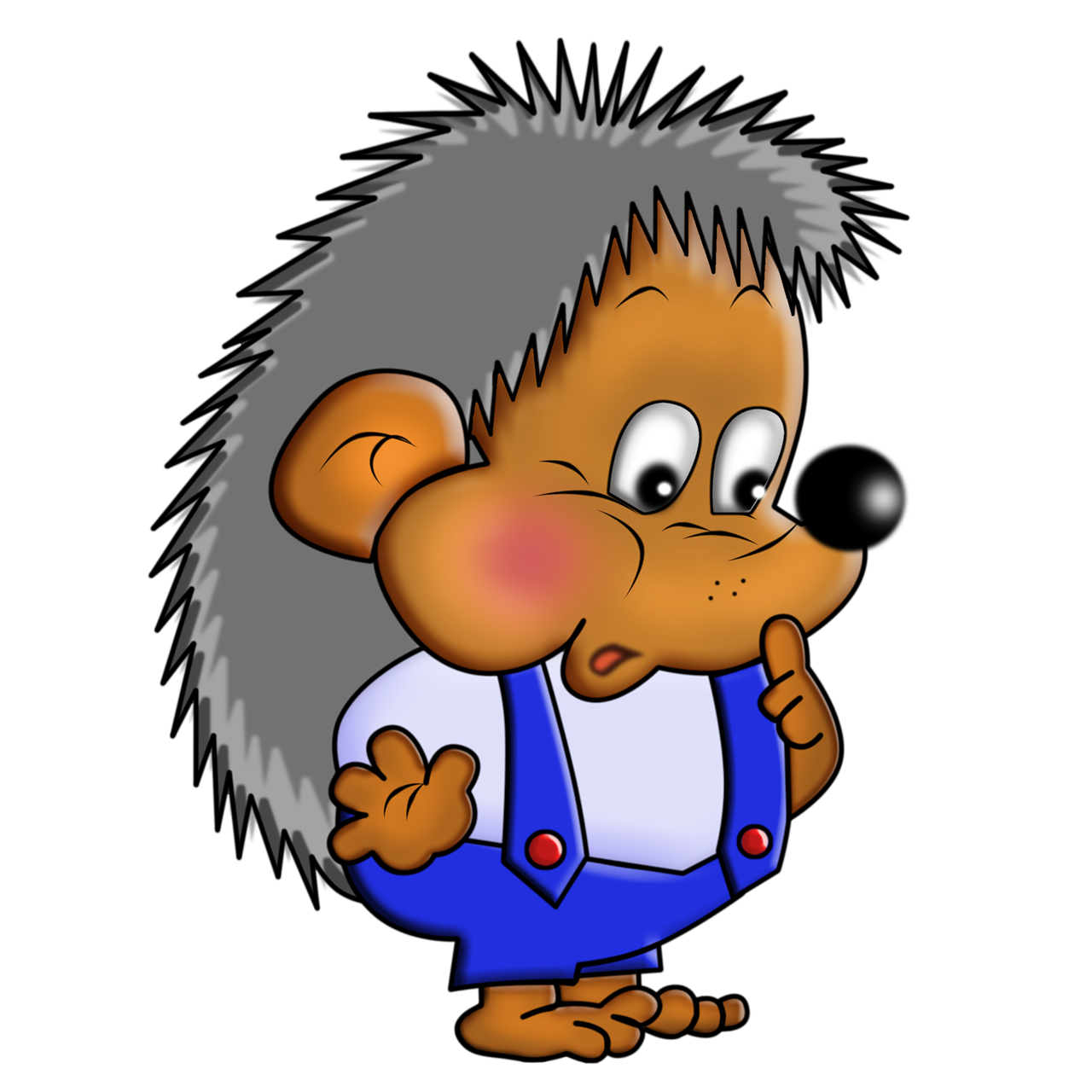 Hedgehog Cartoon Clipart