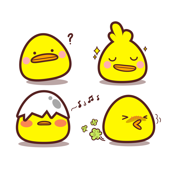 Emoticon Line Clipart