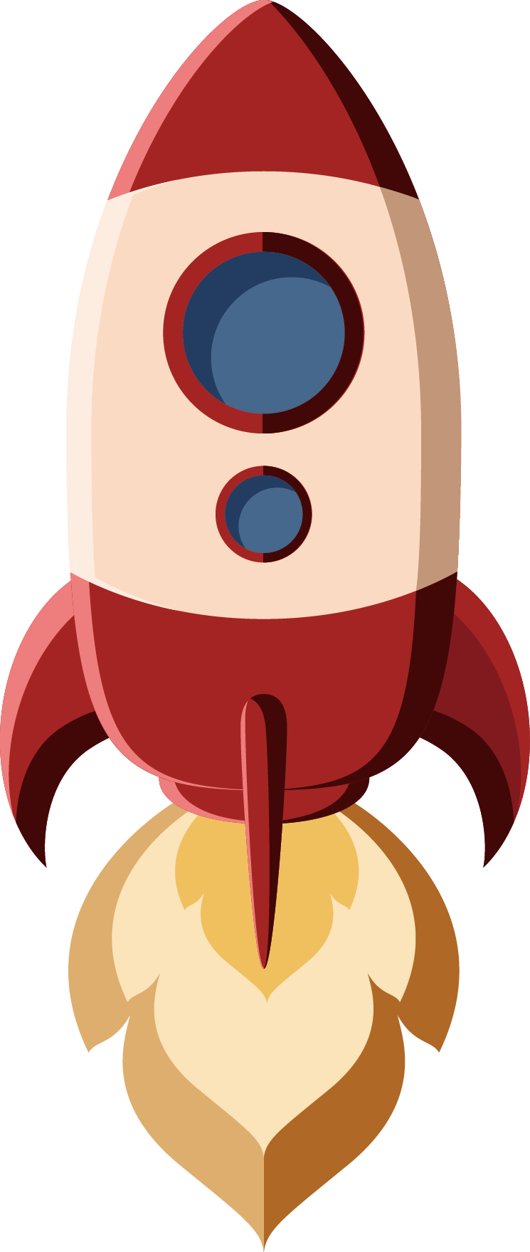 Cartoon Rocket Clipart