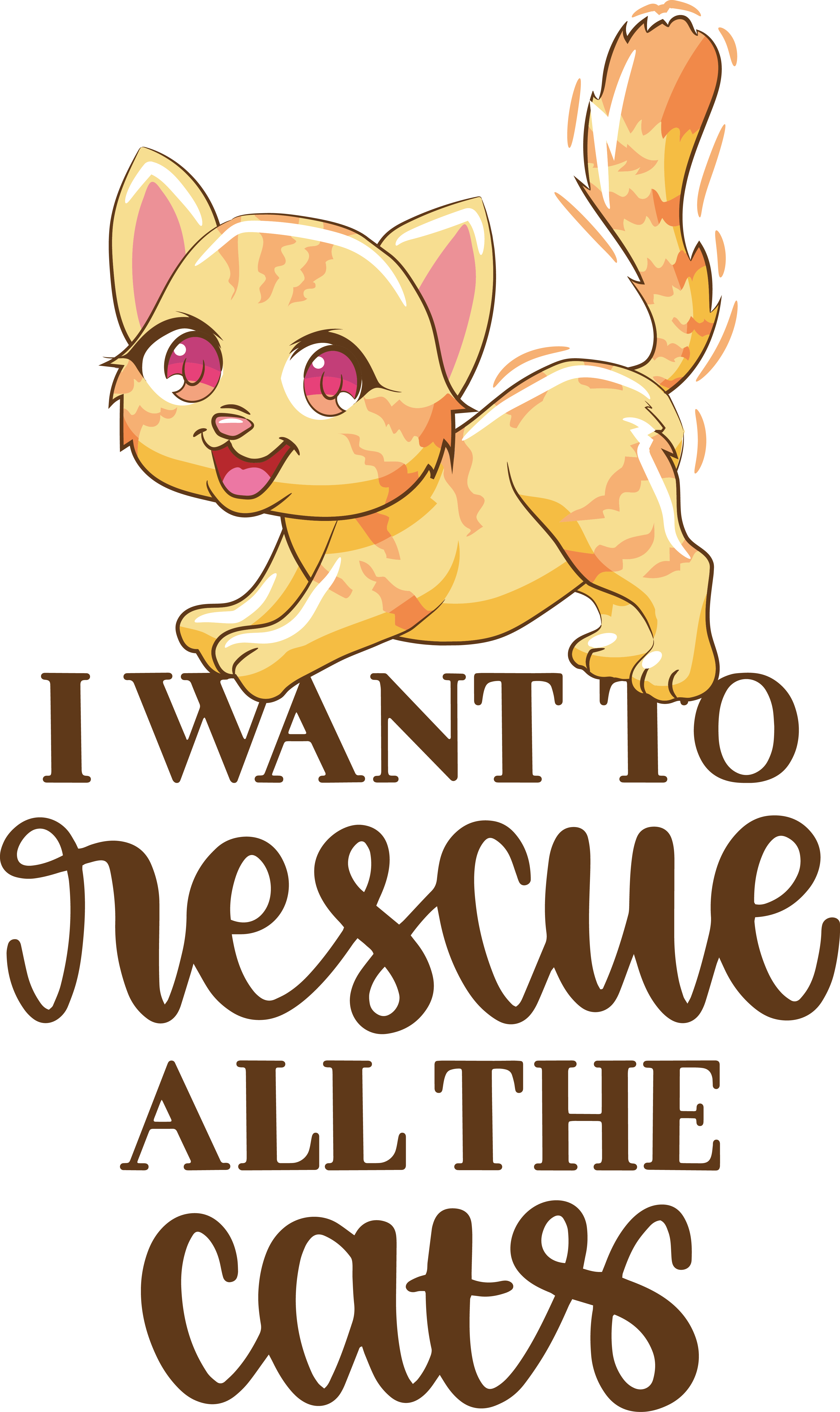 cat dog flower text happiness Clipart