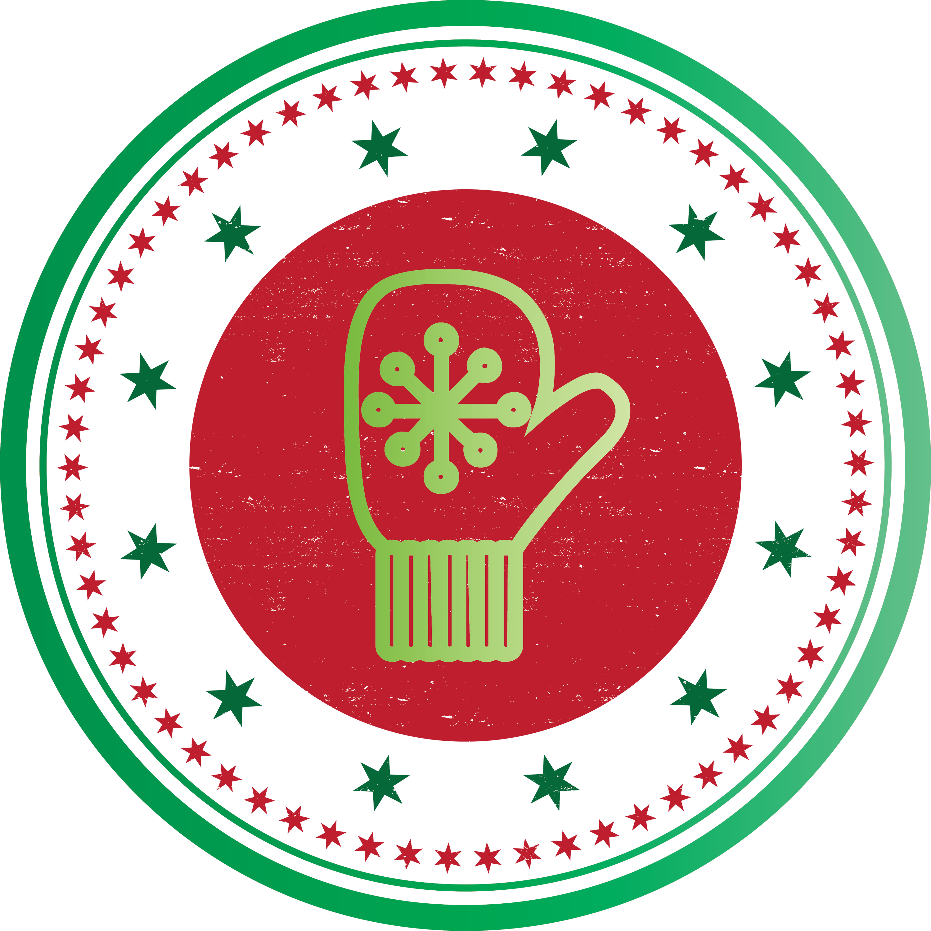 Christmas Stamp Clipart