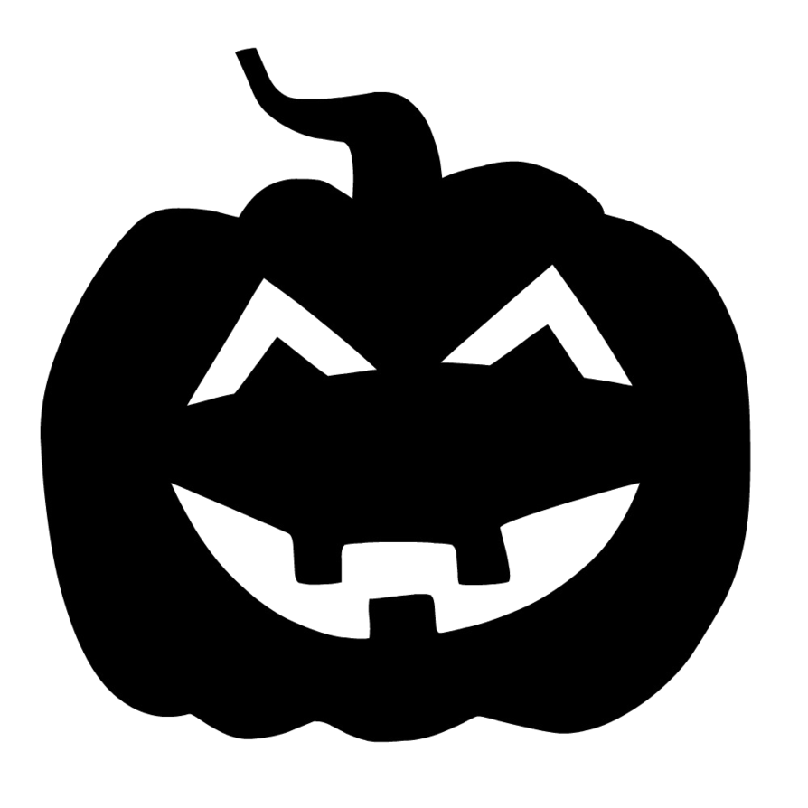 Halloween Pumpkin Silhouette Clipart