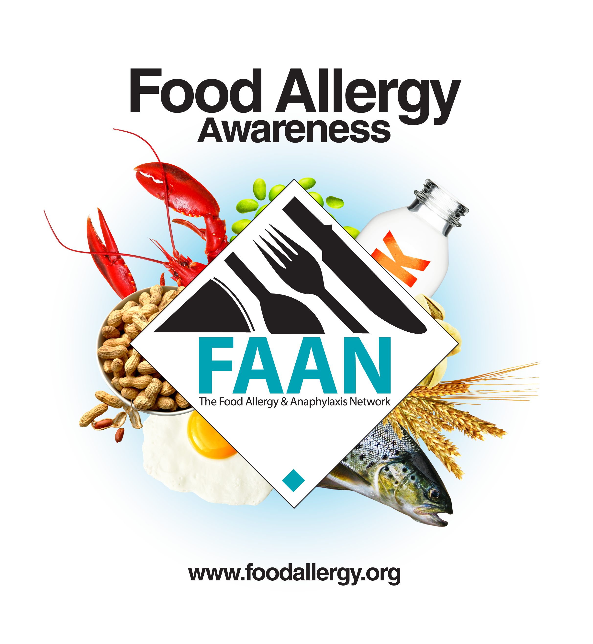 Food Allergy Text Clipart