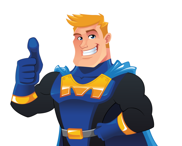 Superhero Cartoon Clipart