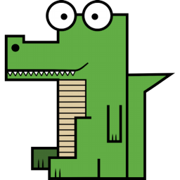 Alligator At Vector Free Download Clipart