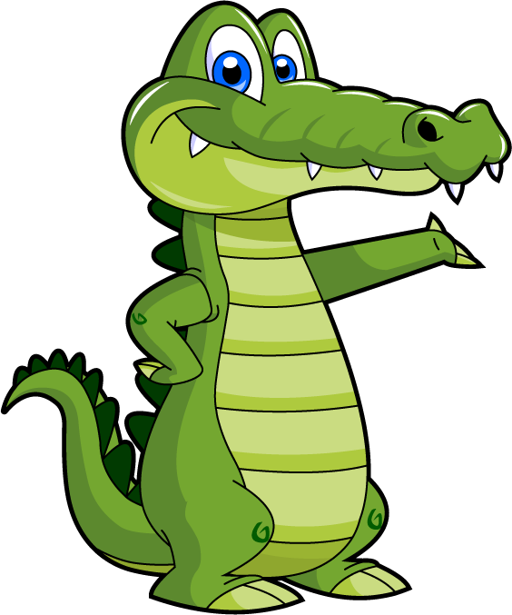 Alligator Cartoon Clipart