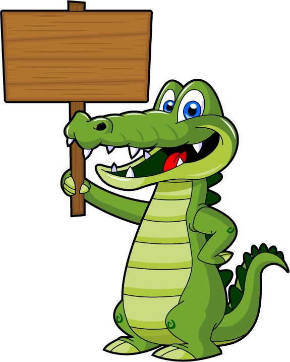 Alligator Cartoon Clipart