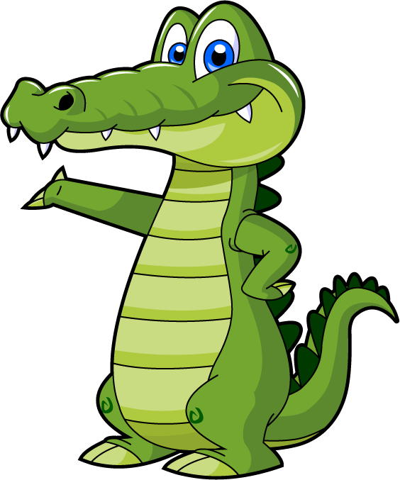 Alligator Cartoon Clipart