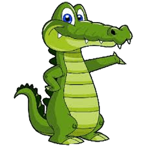 Alligator Cartoon Clipart