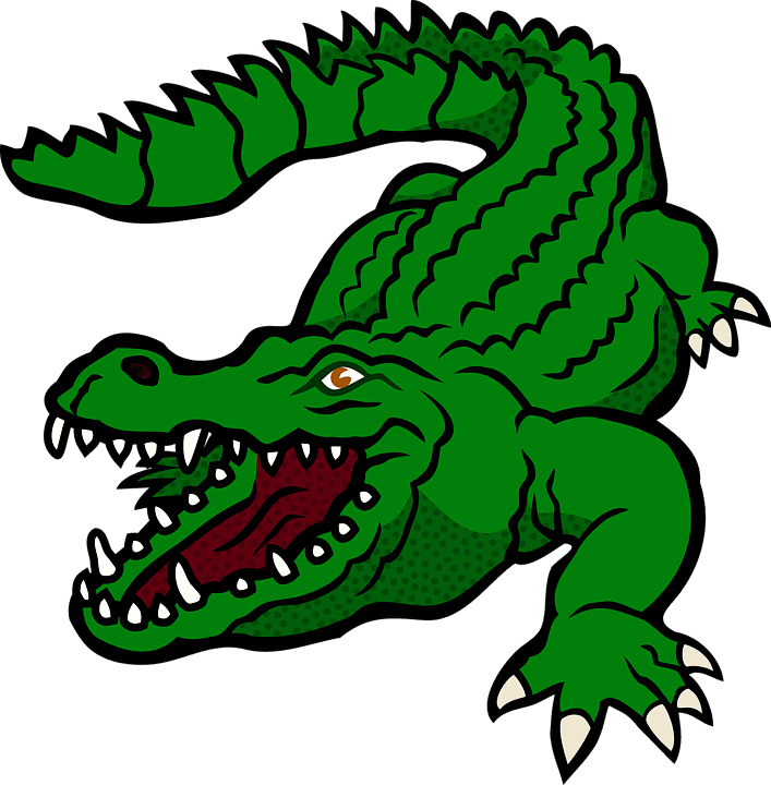 Alligator Cartoon Clipart