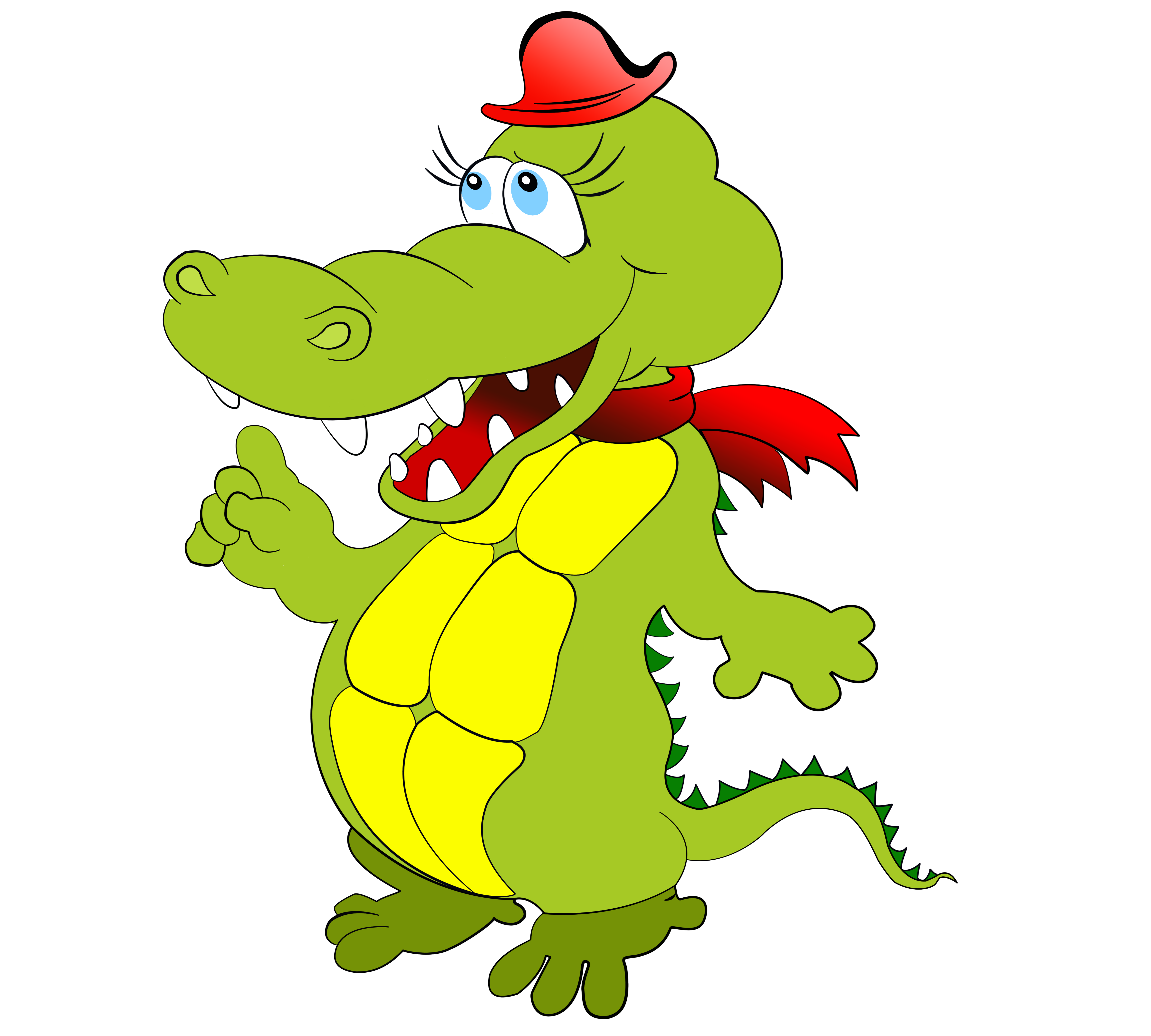 Alligator Cartoon Clipart