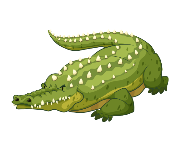 Alligator Cartoon Clipart