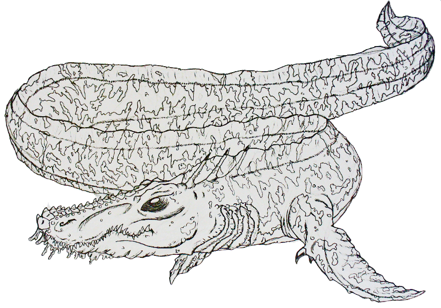 Alligator Cartoon Clipart