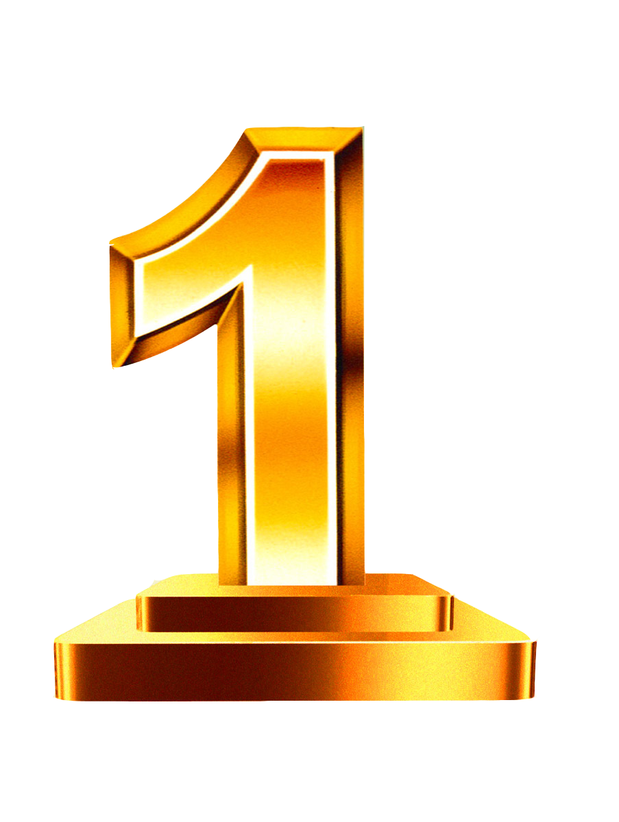 Gold Number Clipart