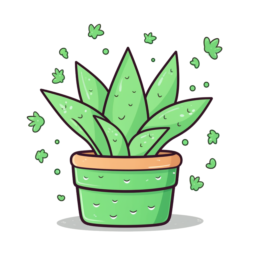 aloe vera leaf Clipart