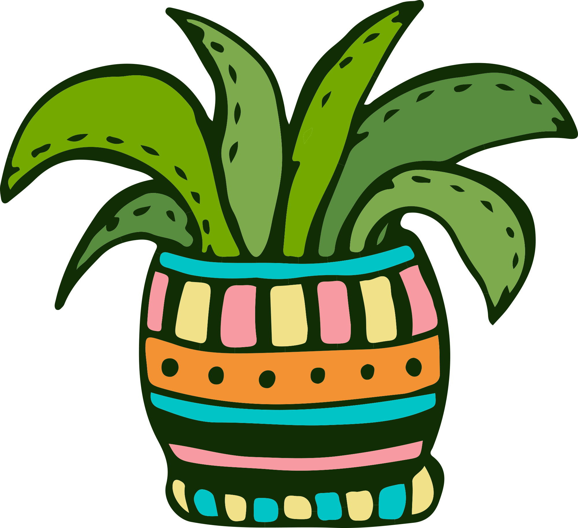 Green Leaf Background Clipart