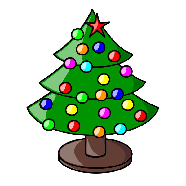 Christmas Tree Animation Clipart