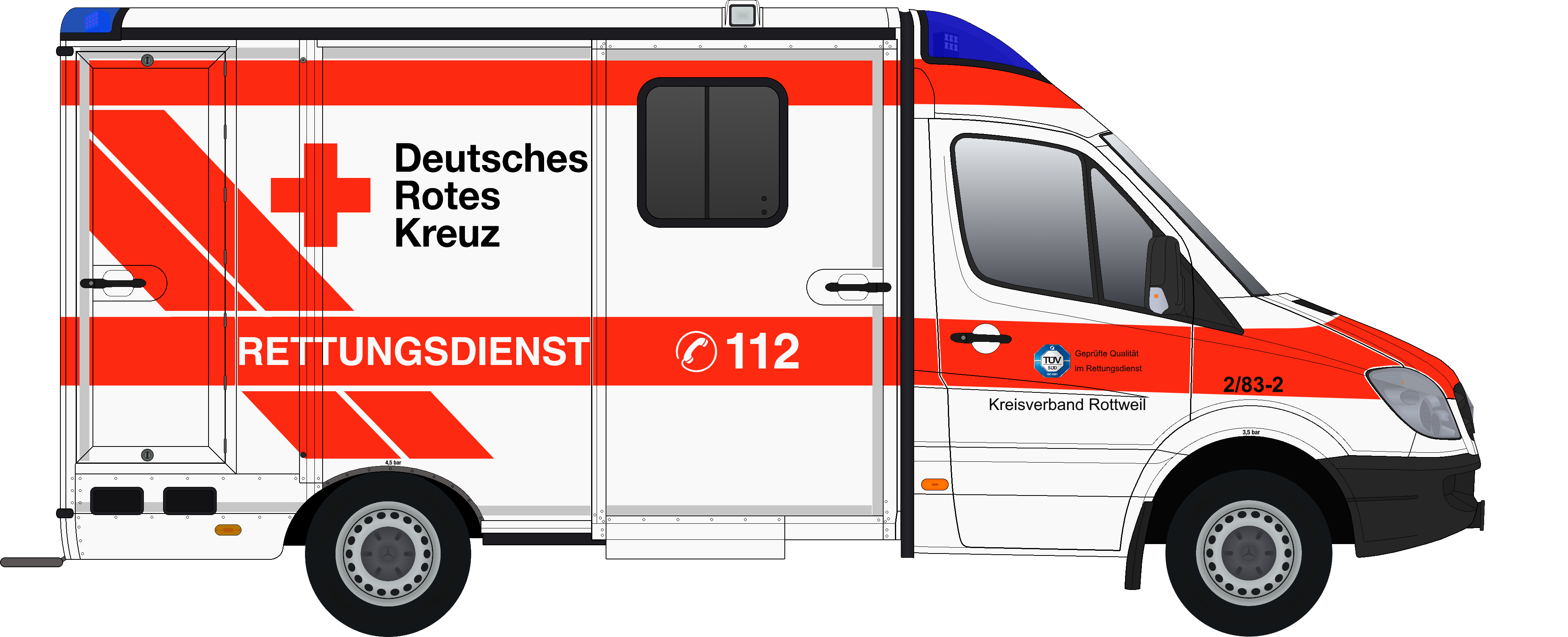 Ambulance Cartoon Clipart