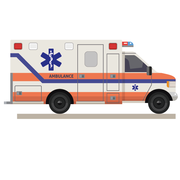 Ambulance Cartoon Clipart