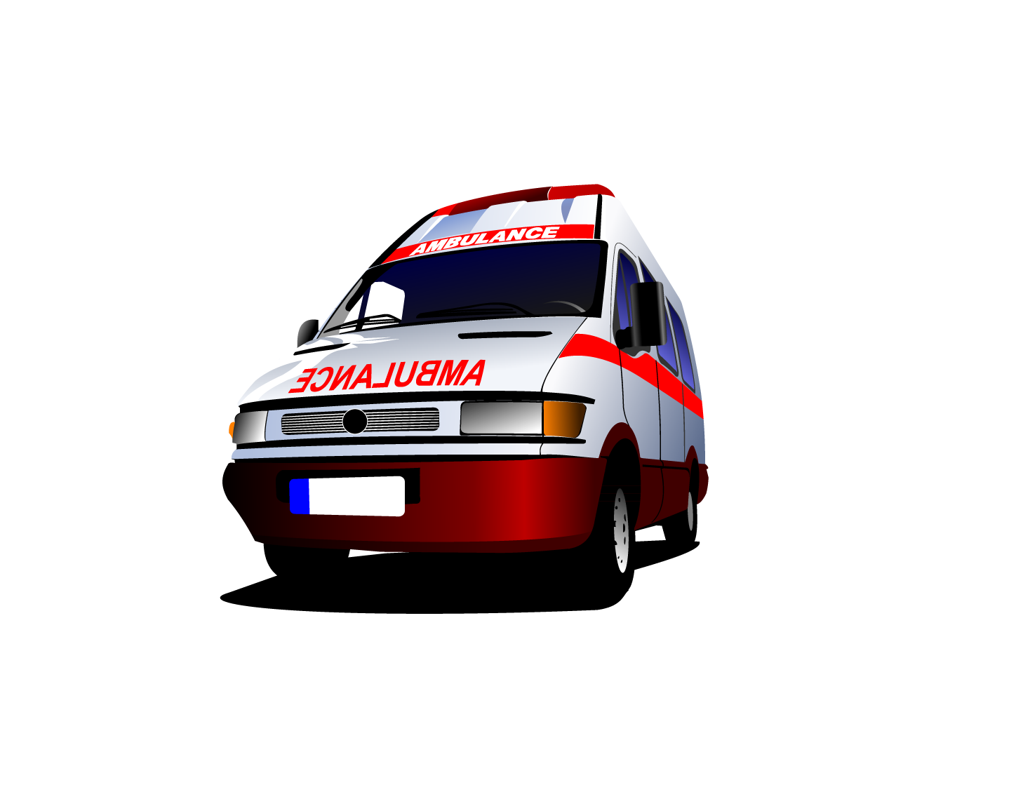 Ambulance Cartoon Clipart