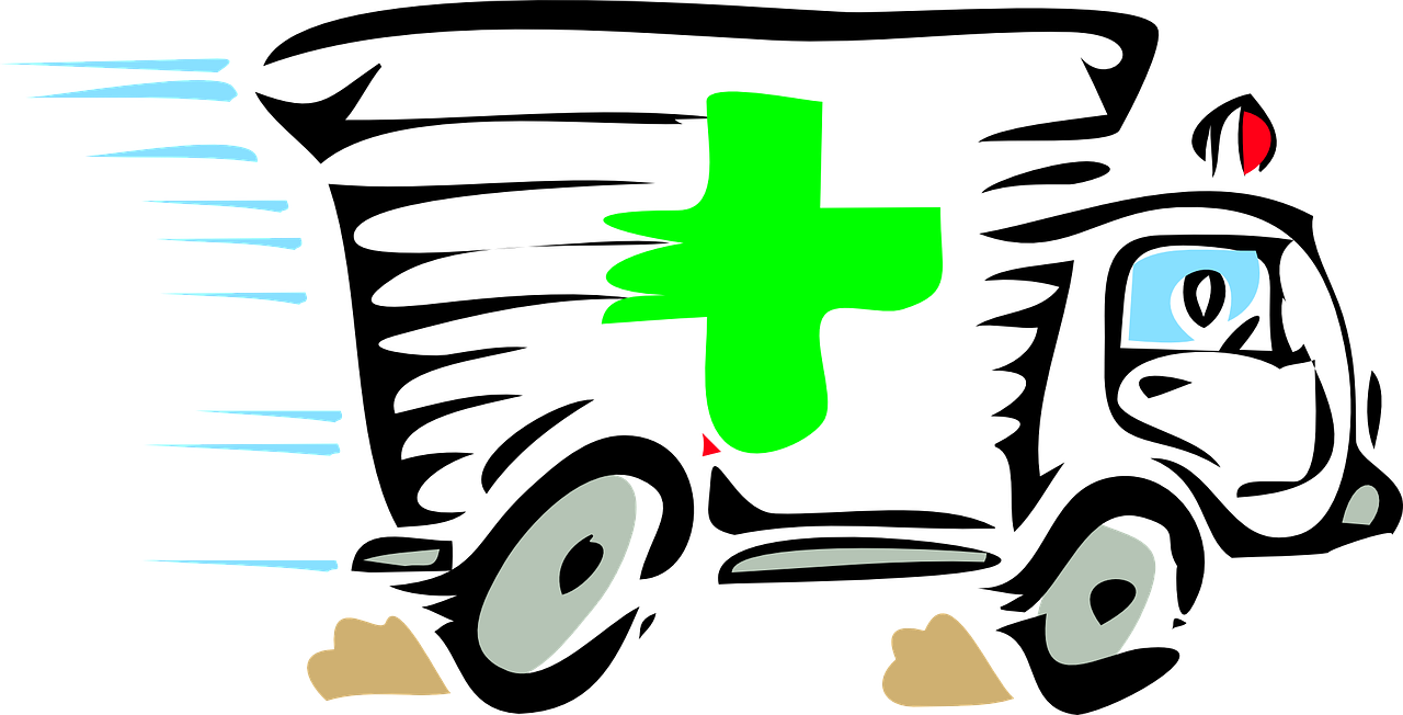 Ambulance Cartoon Clipart