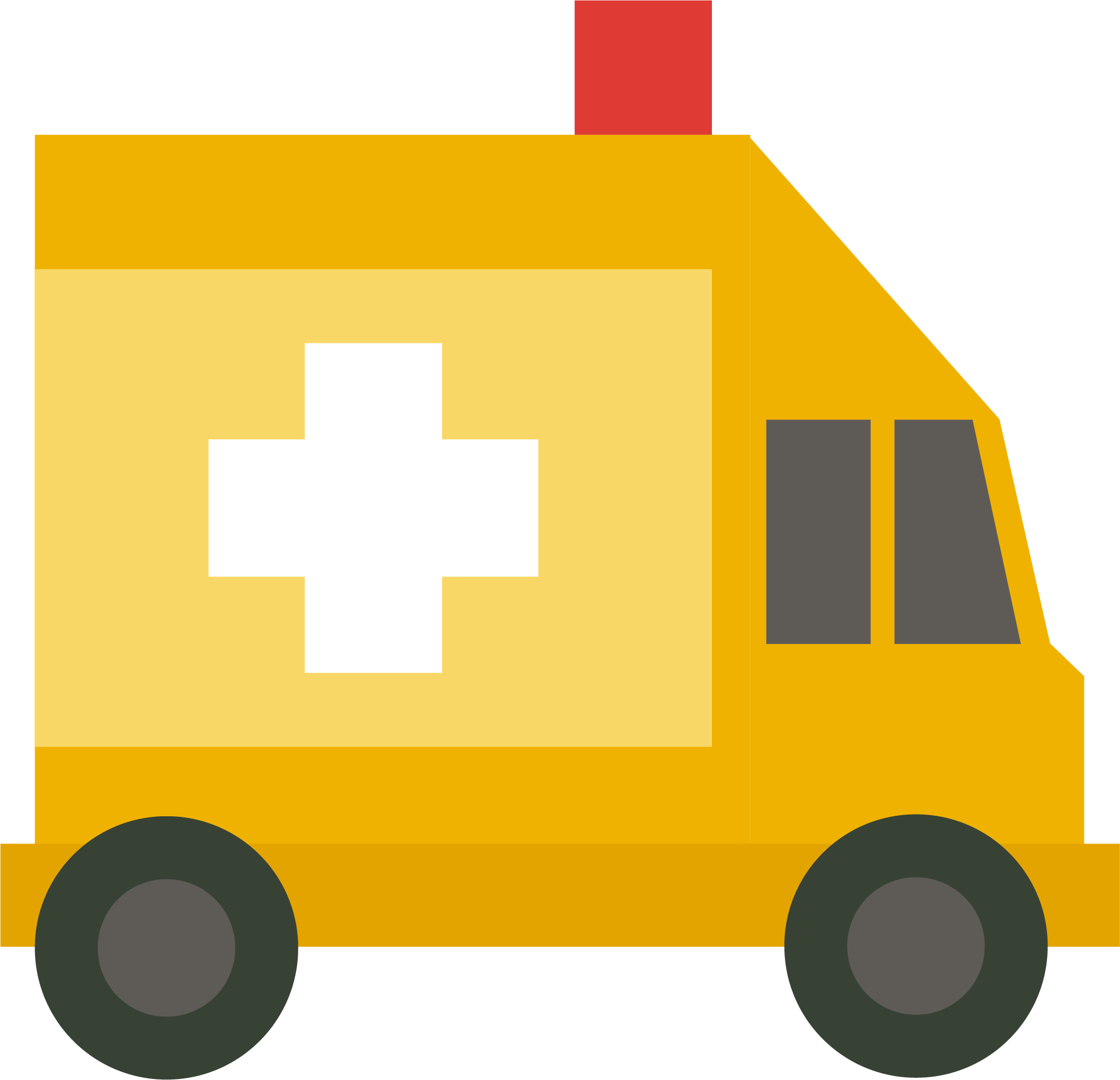 Ambulance Cartoon Clipart