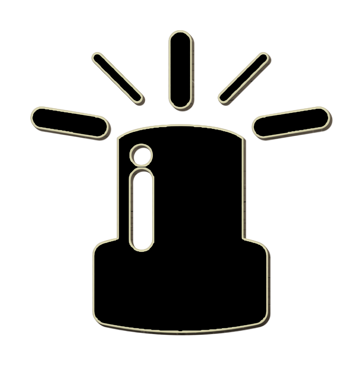 Emergency light icon Alarm icon medical icon Clipart