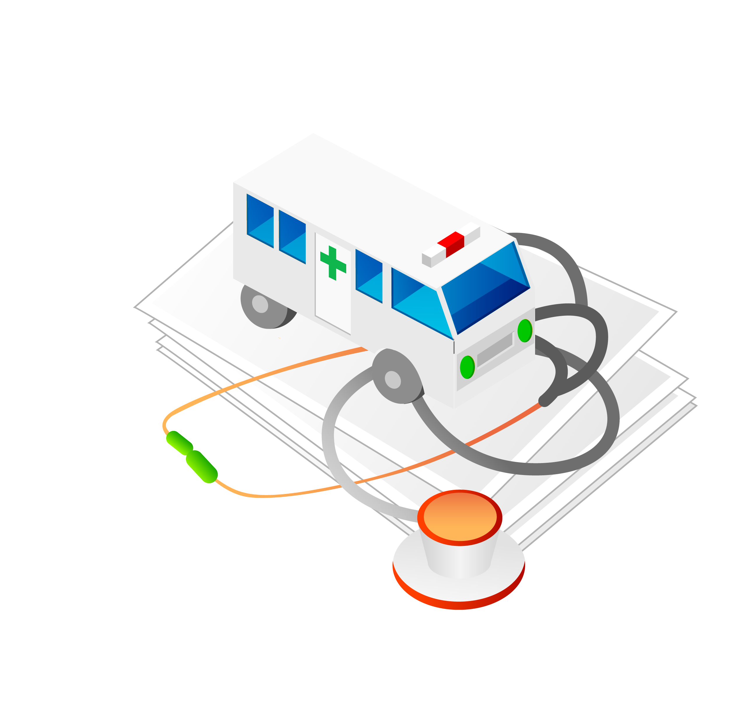 Ambulance Cartoon Clipart