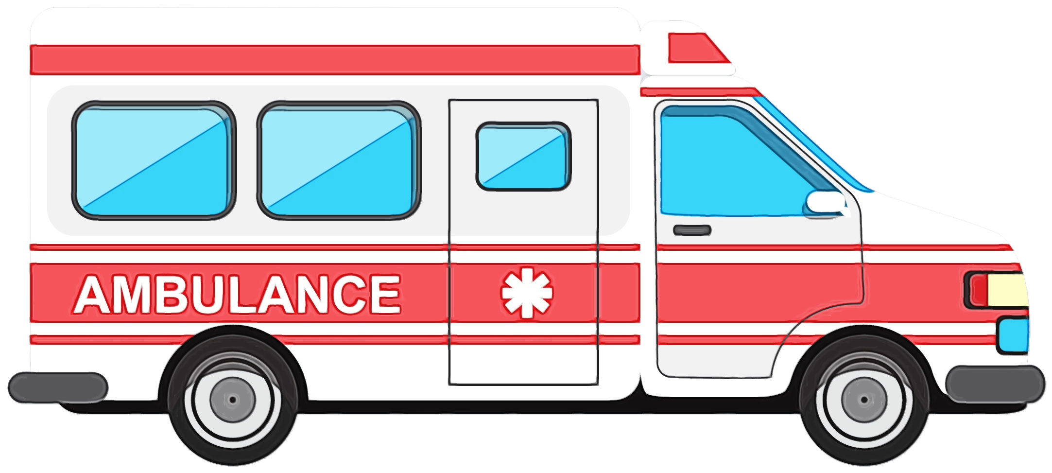 Ambulance Cartoon Clipart