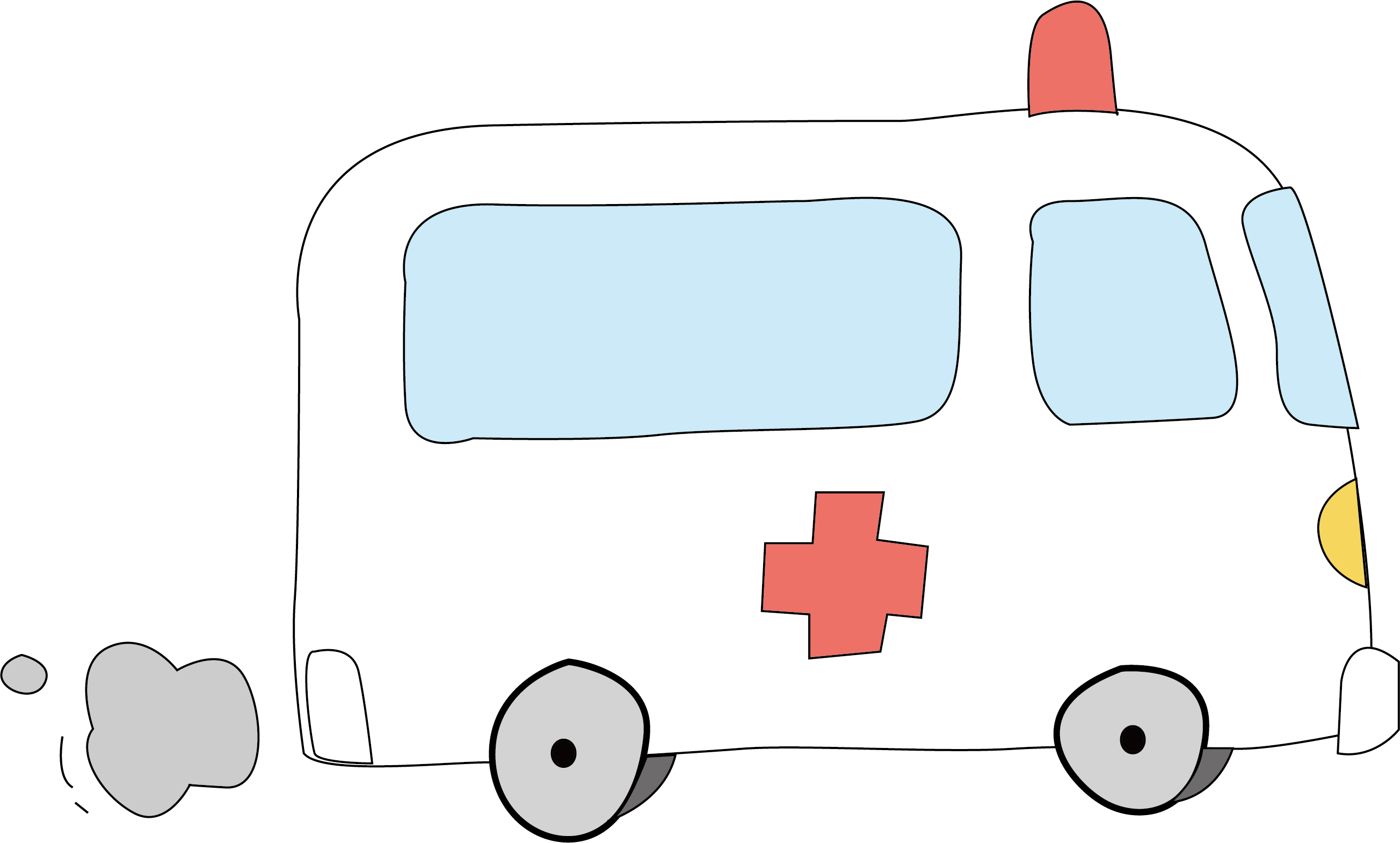 Ambulance Cartoon Clipart