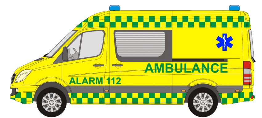 Ambulance Cartoon Clipart