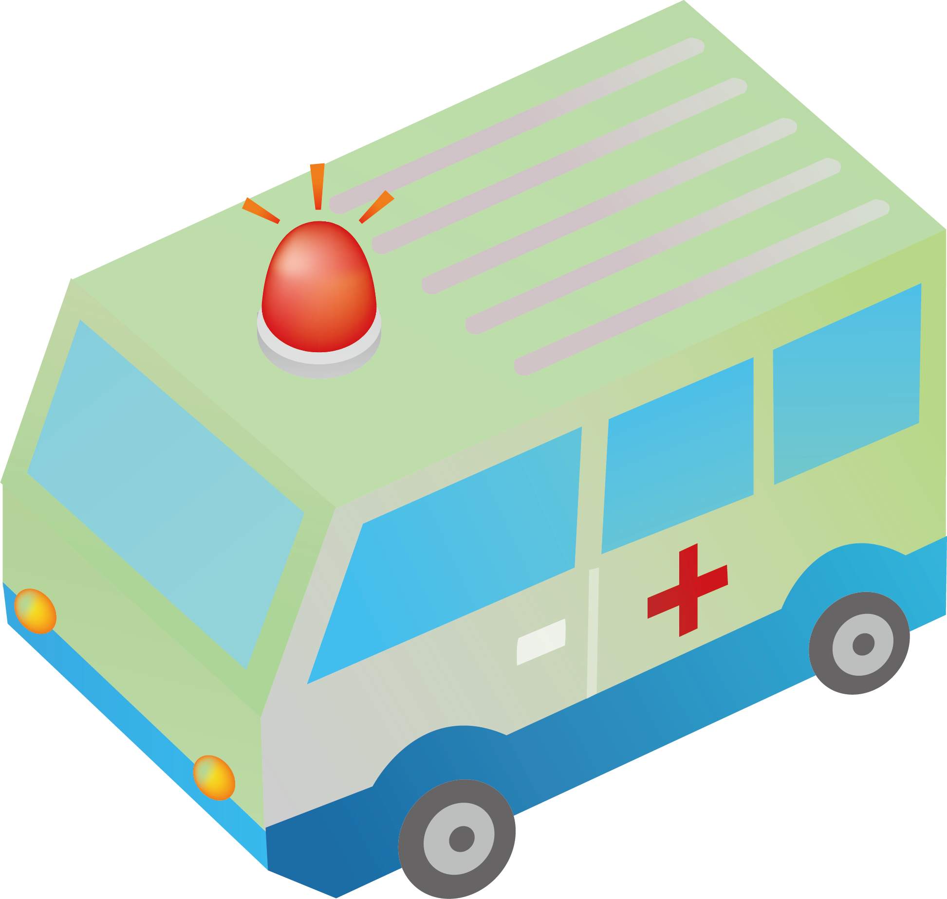 Ambulance Cartoon Clipart