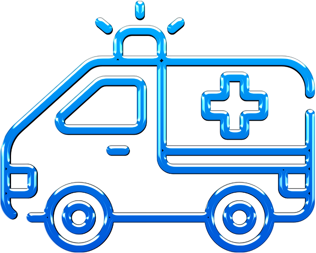 Hospital icon Ambulance icon Car icon Clipart