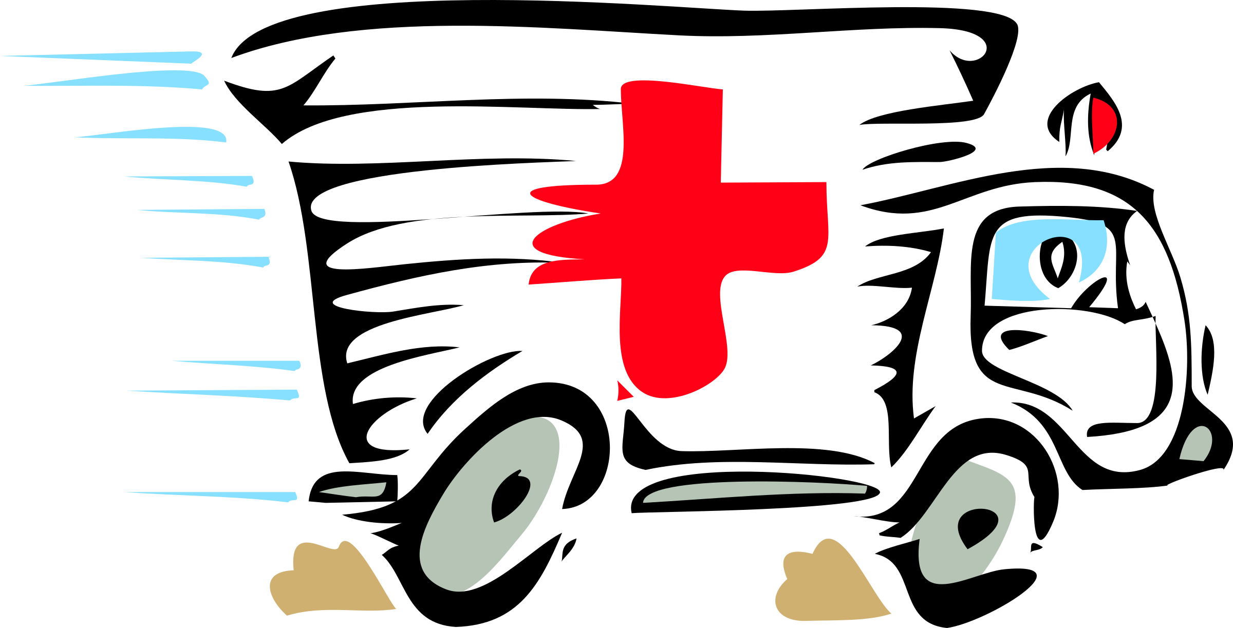 Ambulance Cartoon Clipart