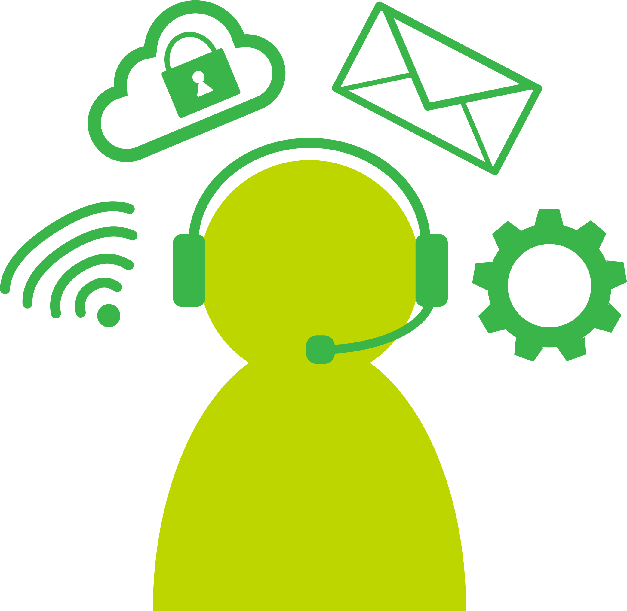 Green Leaf Logo Clipart