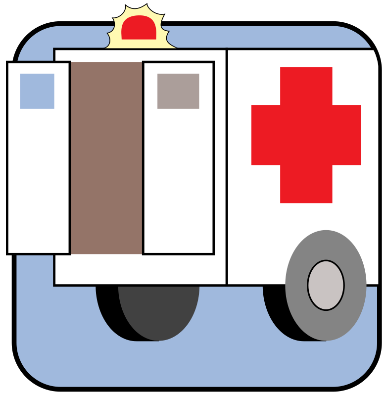 Ambulance Cartoon Clipart