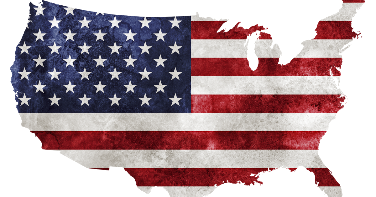 American Flag Background Clipart