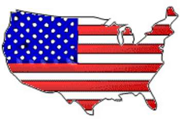 Free Patriotic Picture Of The United States Clipart