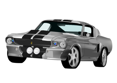 Of American Muscle Car Clipart