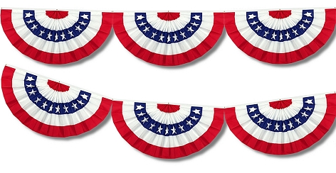 Patriotic Bunting Banner Hd Photo Clipart