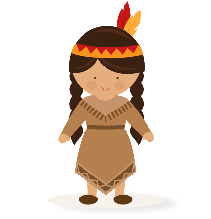 Large Girl Native American Clipart Clipart