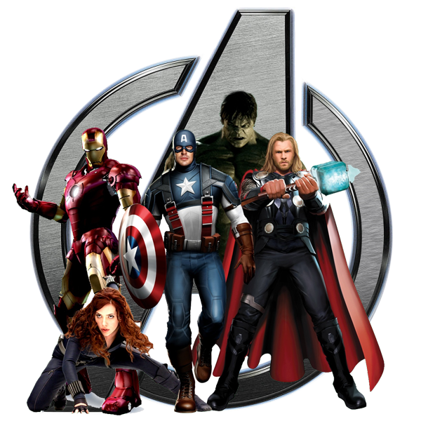 Picture Captain Hulk Thor Iron America Avengers Clipart