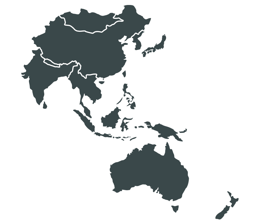 East United Asia-Pacific Asia States Middle America Clipart