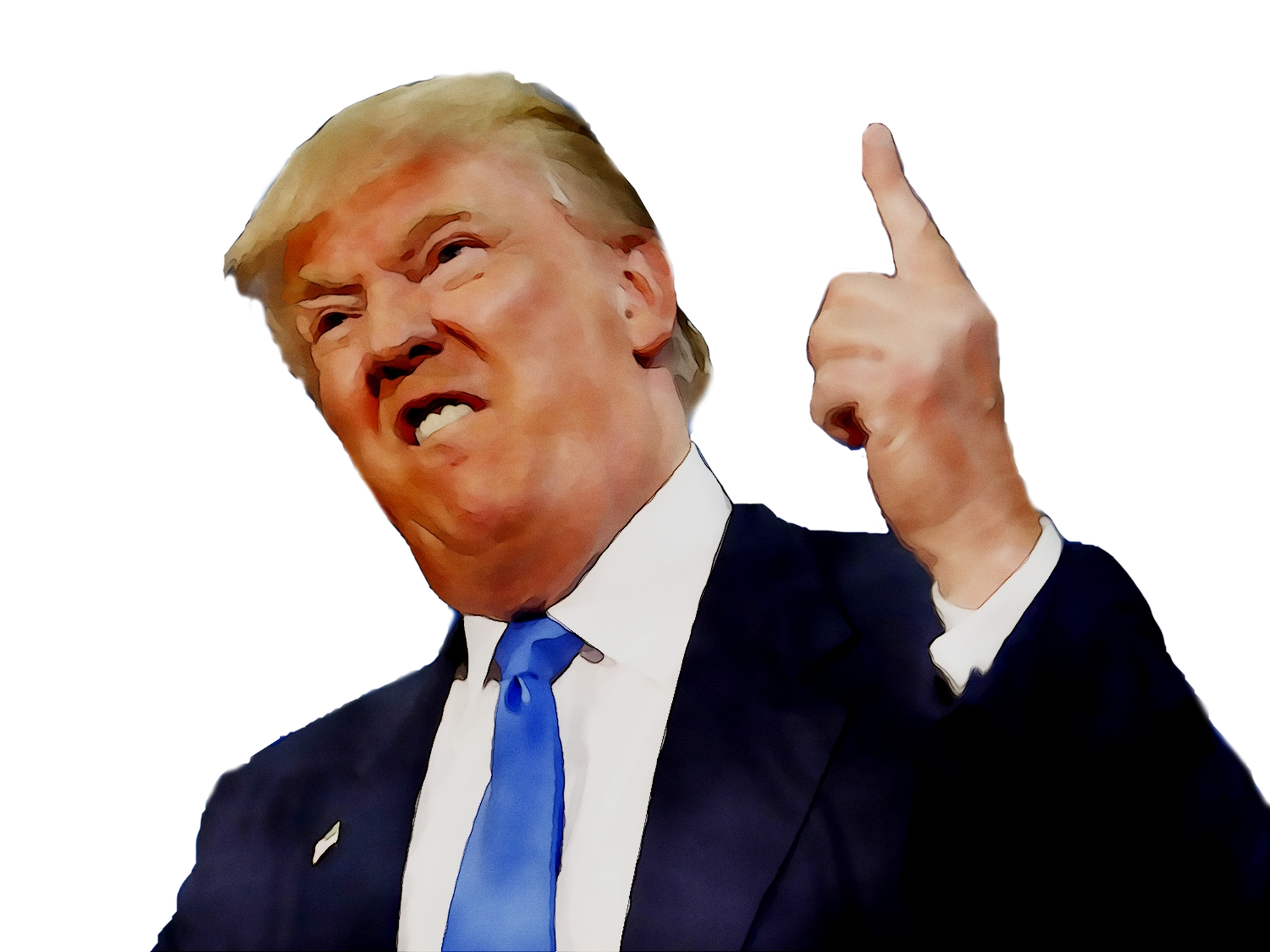 United Trump Of States Donald Criticizing President Clipart