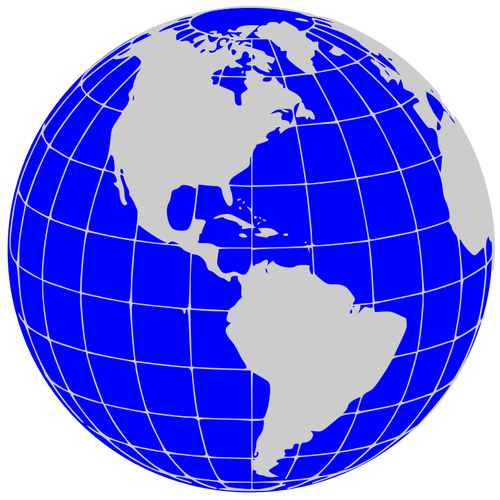 America World Globe Clipart