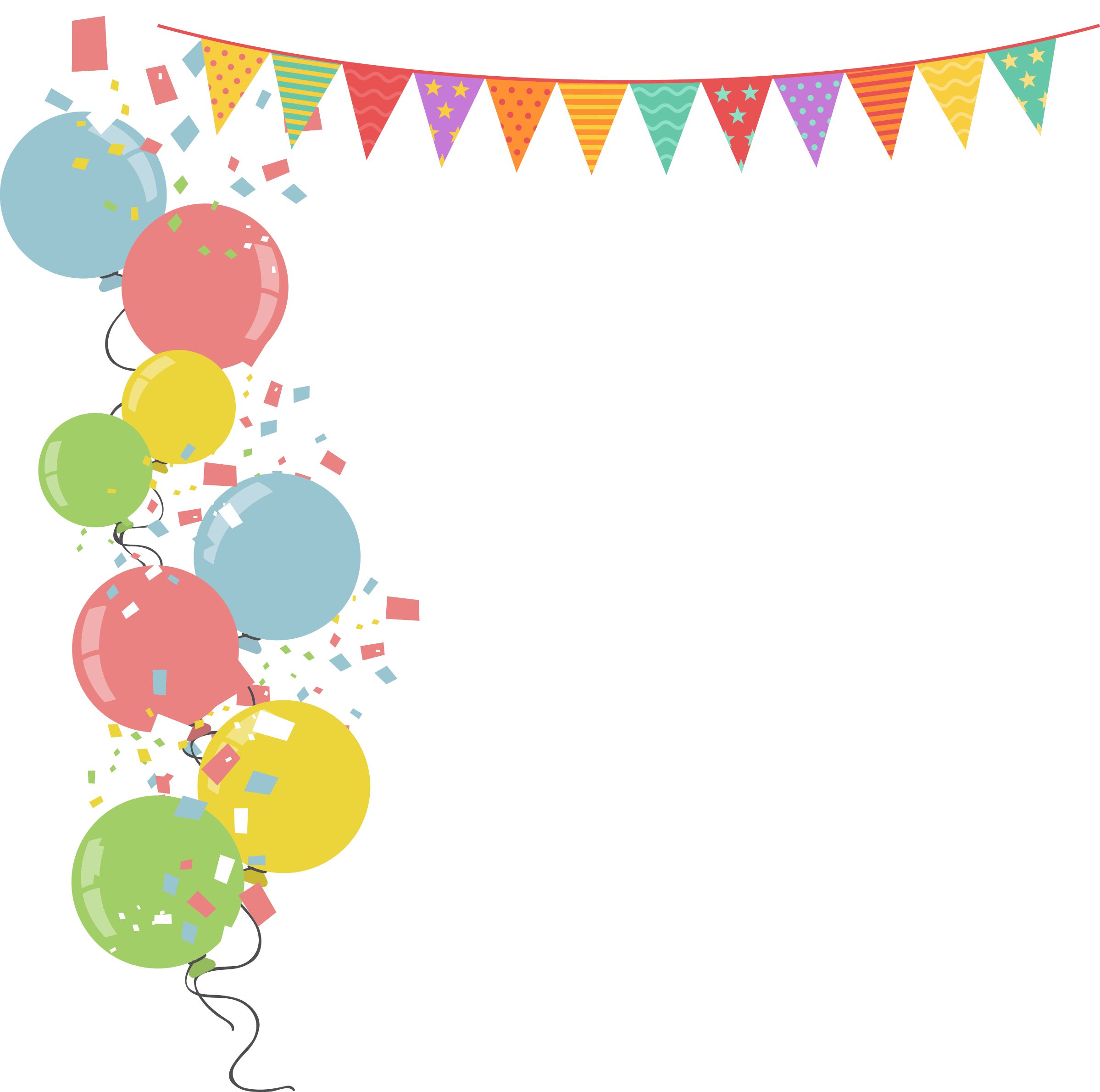 Happy Birthday Font Clipart