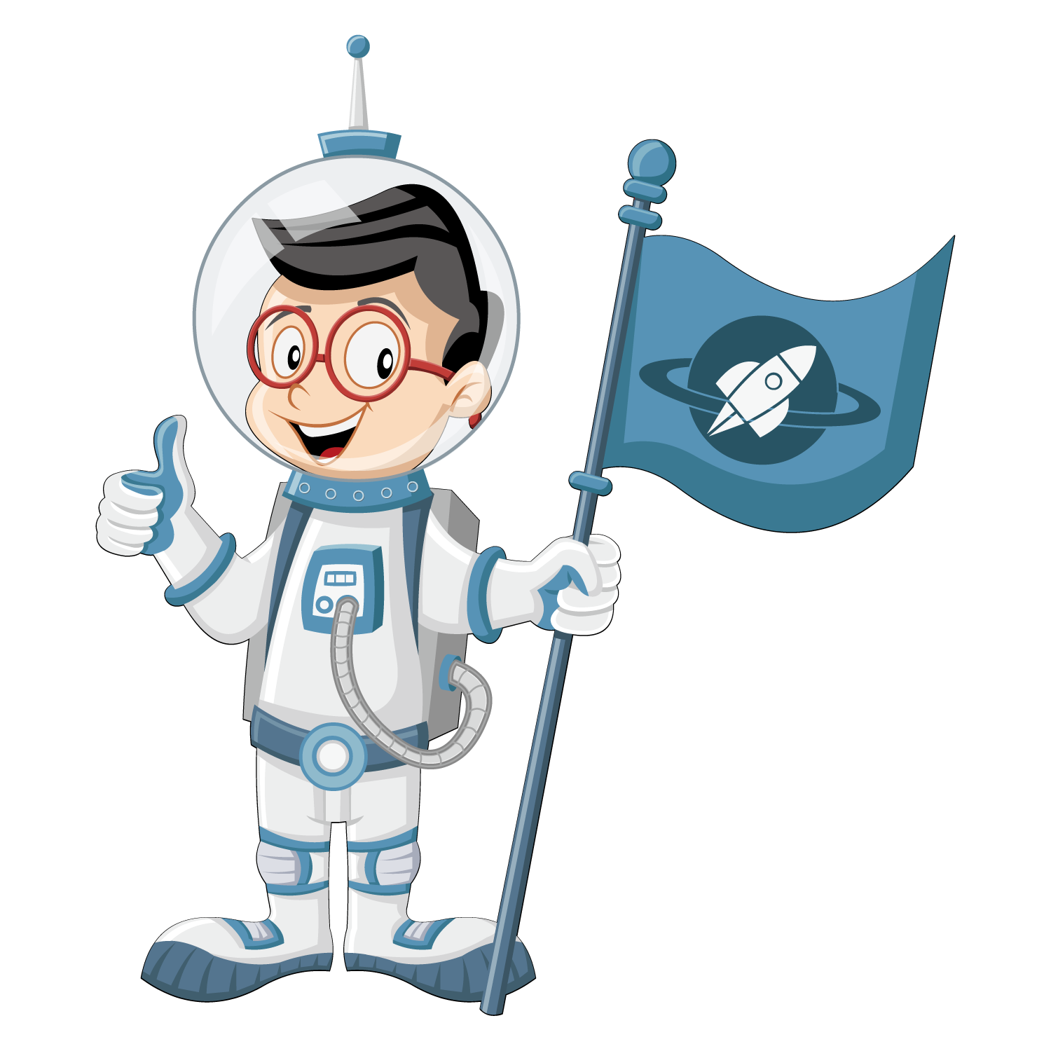 Astronaut Cartoon Clipart